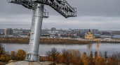 Для новой канатной дороги через Оку в Нижнем Новгороде установили восемь опор
